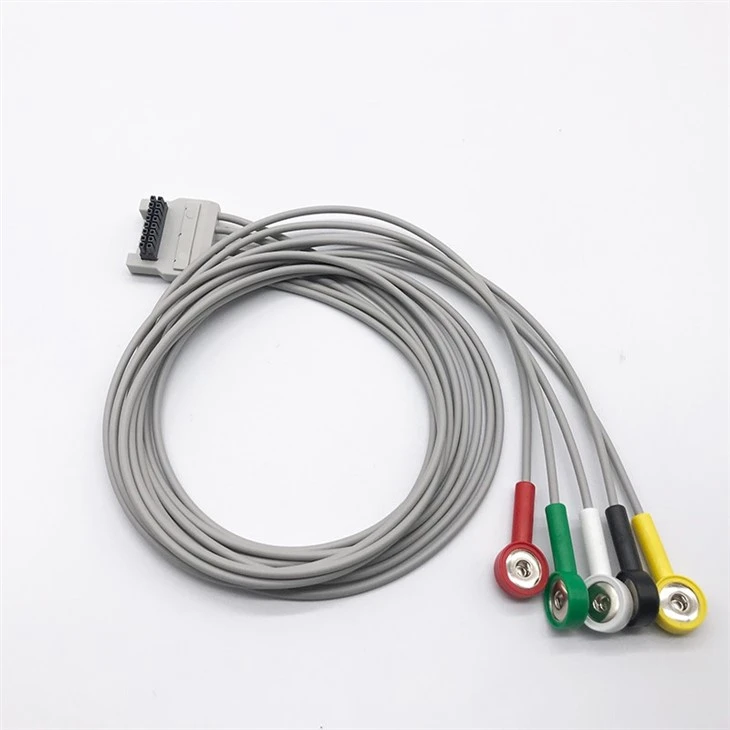 BTL-08 Compatible 5/10 Leads ECG Holter Cable factory