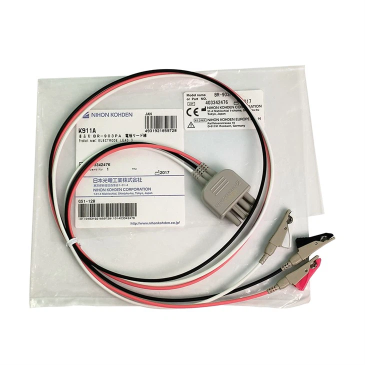 Original Nihon Kohden Ecg Lead Wire K911A BR-903PA