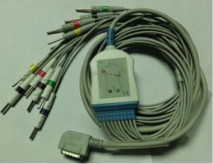 Kanz PC-108/109 10-led EKG-kabel med ledninger, IEC, banan fra fabrikken